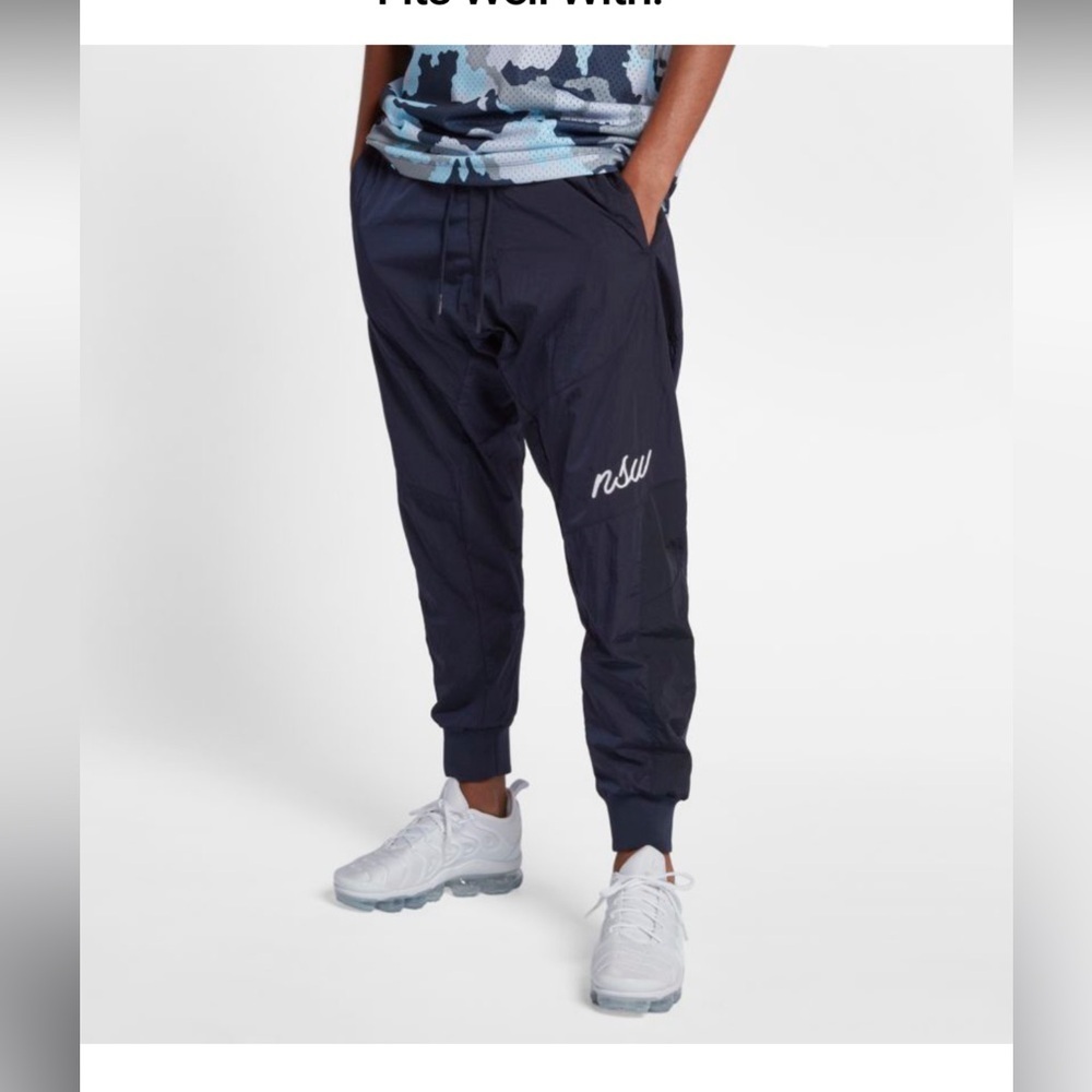 Nike NSW Woven Joggers (Obsidian) size medium dark blue